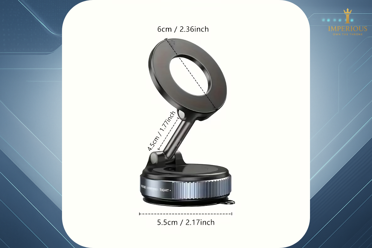 360° Rotating Magnetic Car Phone Holder – Foldable, Extendable & Universal Was R399.99 now R349.99