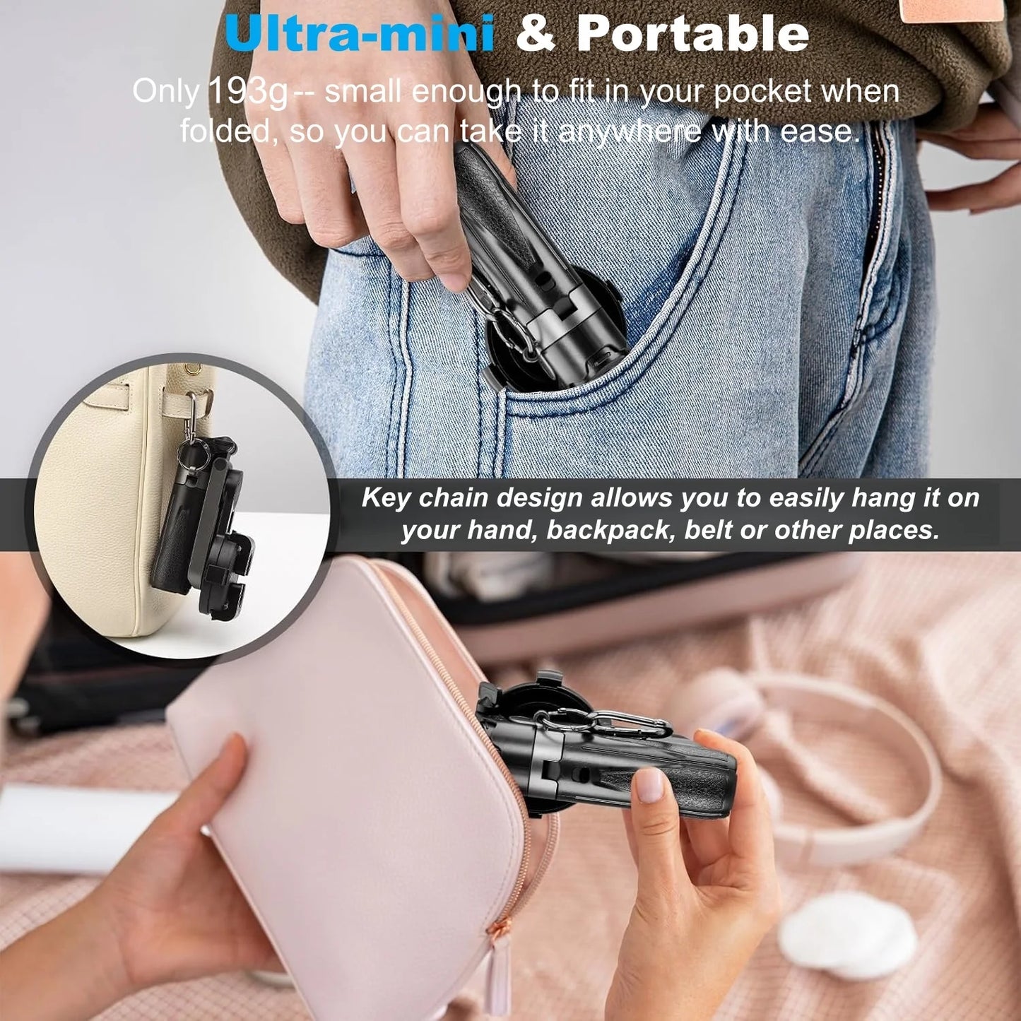 Pocket Magnetic Selfie Tripod