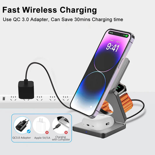 MagCharge Foldable Wireless Charger Stand
