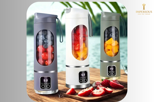 Portable USB-Powered Wireless Blender and Juicer with Digital Display. EARLY BLACK FRIDAY SALE NOW ON!