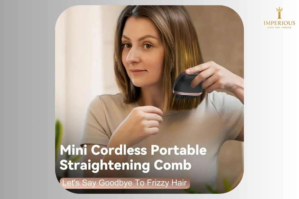 Black Friday Special! 🔥 Only R349.99 (27% OFF) — Limited Stock! Portable Mini Cordless Hair Straightner Comb