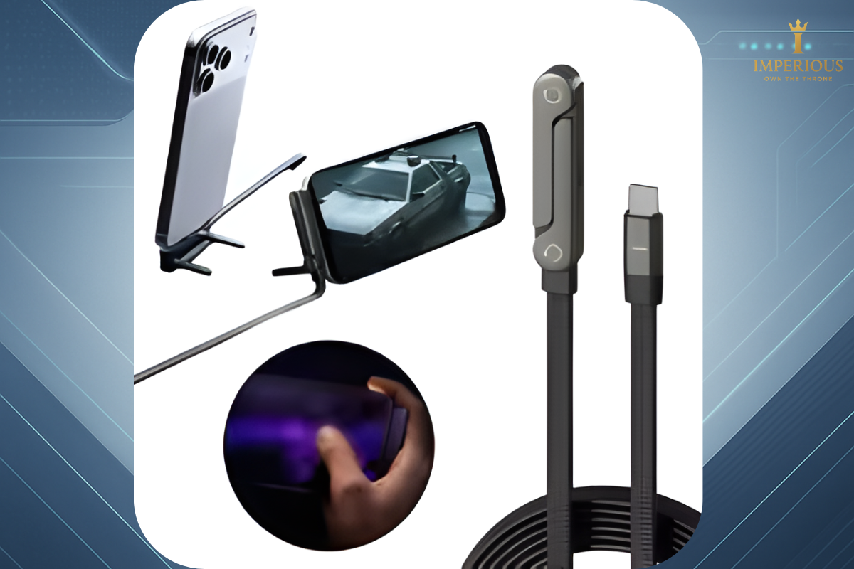 FlexCharge Foldable Cable Stand Pro - Was R449.99 → Now R399.99! Save R50 Today!