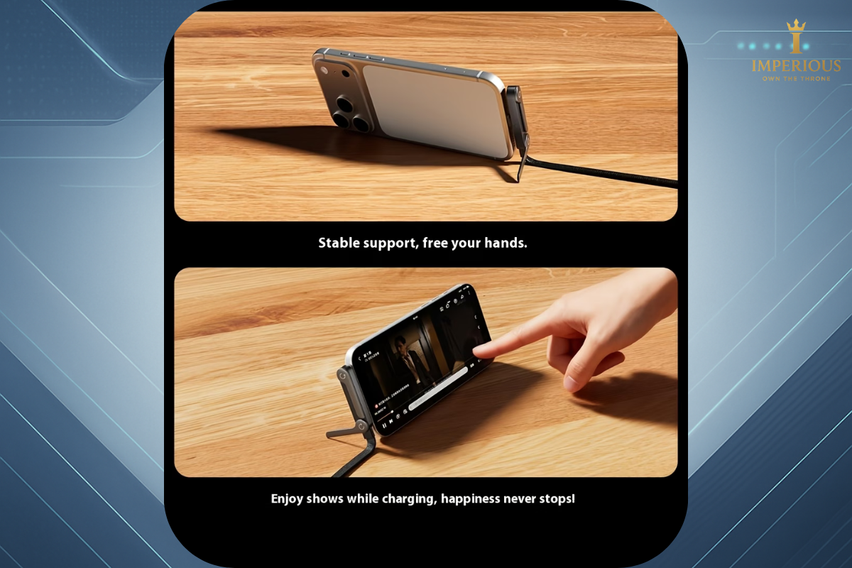 FlexCharge Foldable Cable Stand Pro - Was R449.99 → Now R399.99! Save R50 Today!