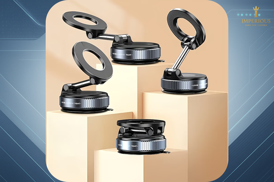 360° Rotating Magnetic Car Phone Holder – Foldable, Extendable & Universal Was R399.99 now R349.99
