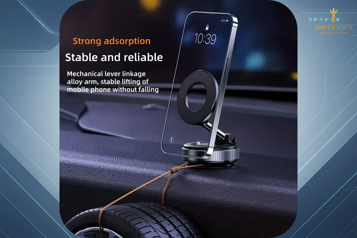360° Rotating Magnetic Car Phone Holder – Foldable, Extendable & Universal Was R399.99 now R349.99