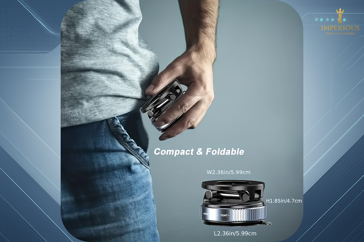 360° Rotating Magnetic Car Phone Holder – Foldable, Extendable & Universal Was R399.99 now R349.99