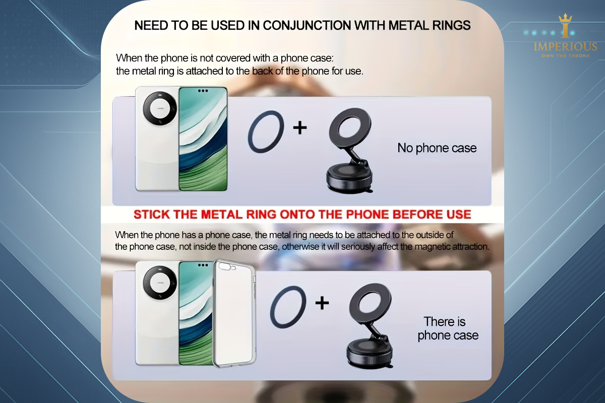 360° Rotating Magnetic Car Phone Holder – Foldable, Extendable & Universal Was R399.99 now R349.99