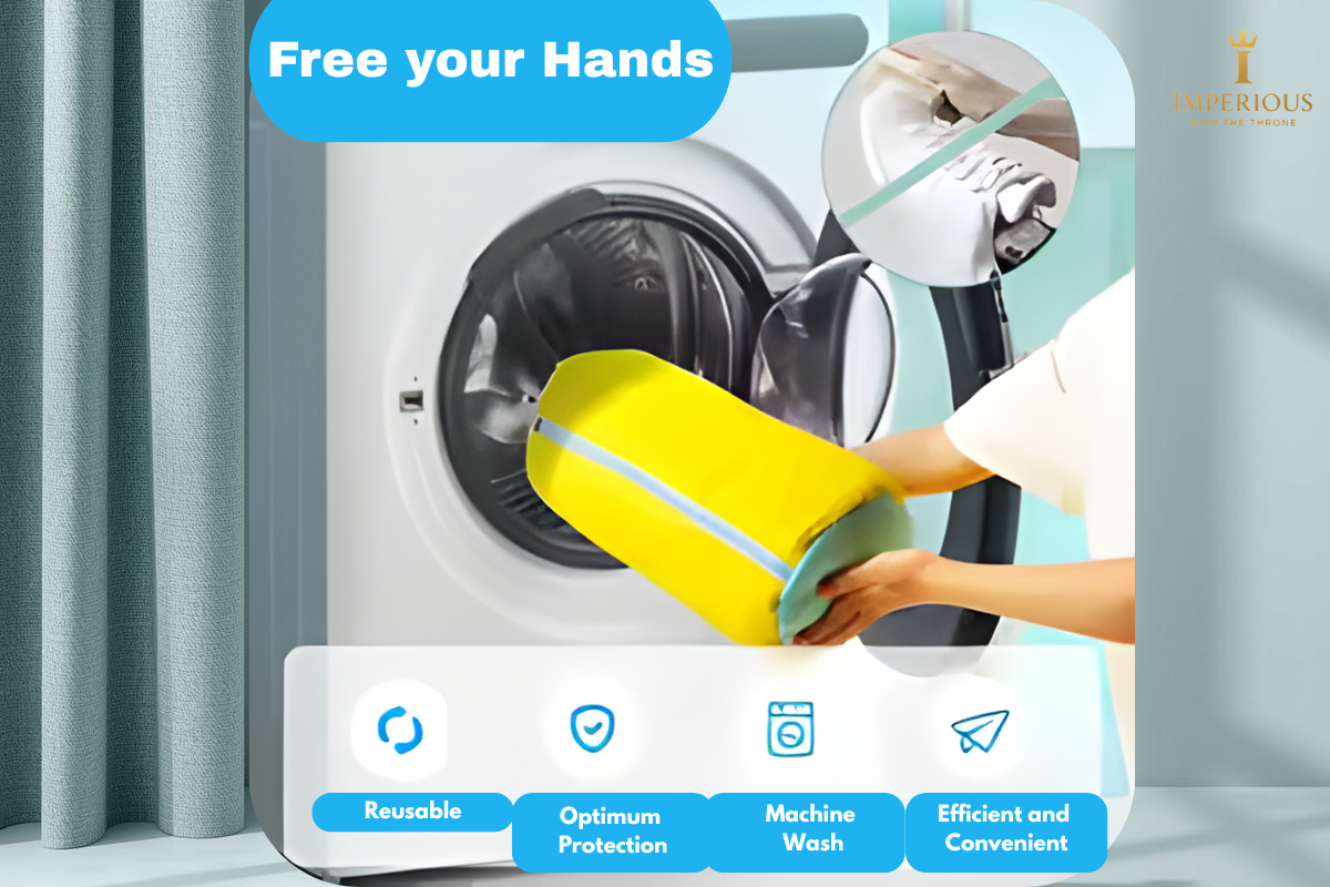 Gentle Shoe Wash Laundry Bag - Protect Your Sneakers – 25% Off Today Only!