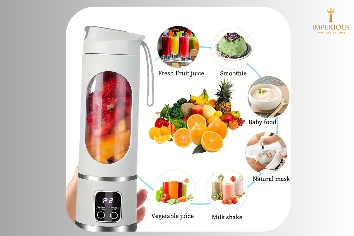 Portable USB-Powered Wireless Blender and Juicer with Digital Display. EARLY BLACK FRIDAY SALE NOW ON!