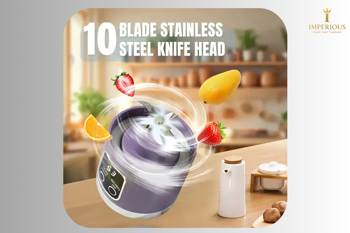 Portable USB-Powered Wireless Blender and Juicer with Digital Display. EARLY BLACK FRIDAY SALE NOW ON!