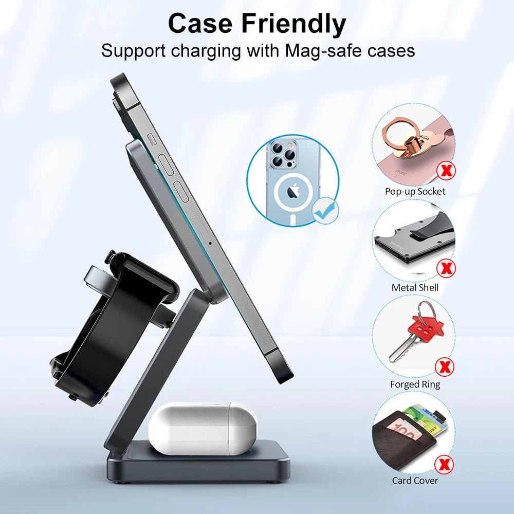 MagCharge Foldable Wireless Charger Stand