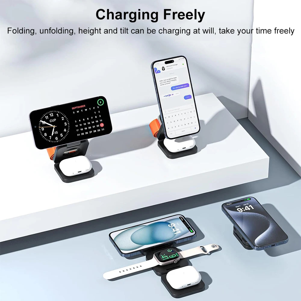 MagCharge Foldable Wireless Charger Stand