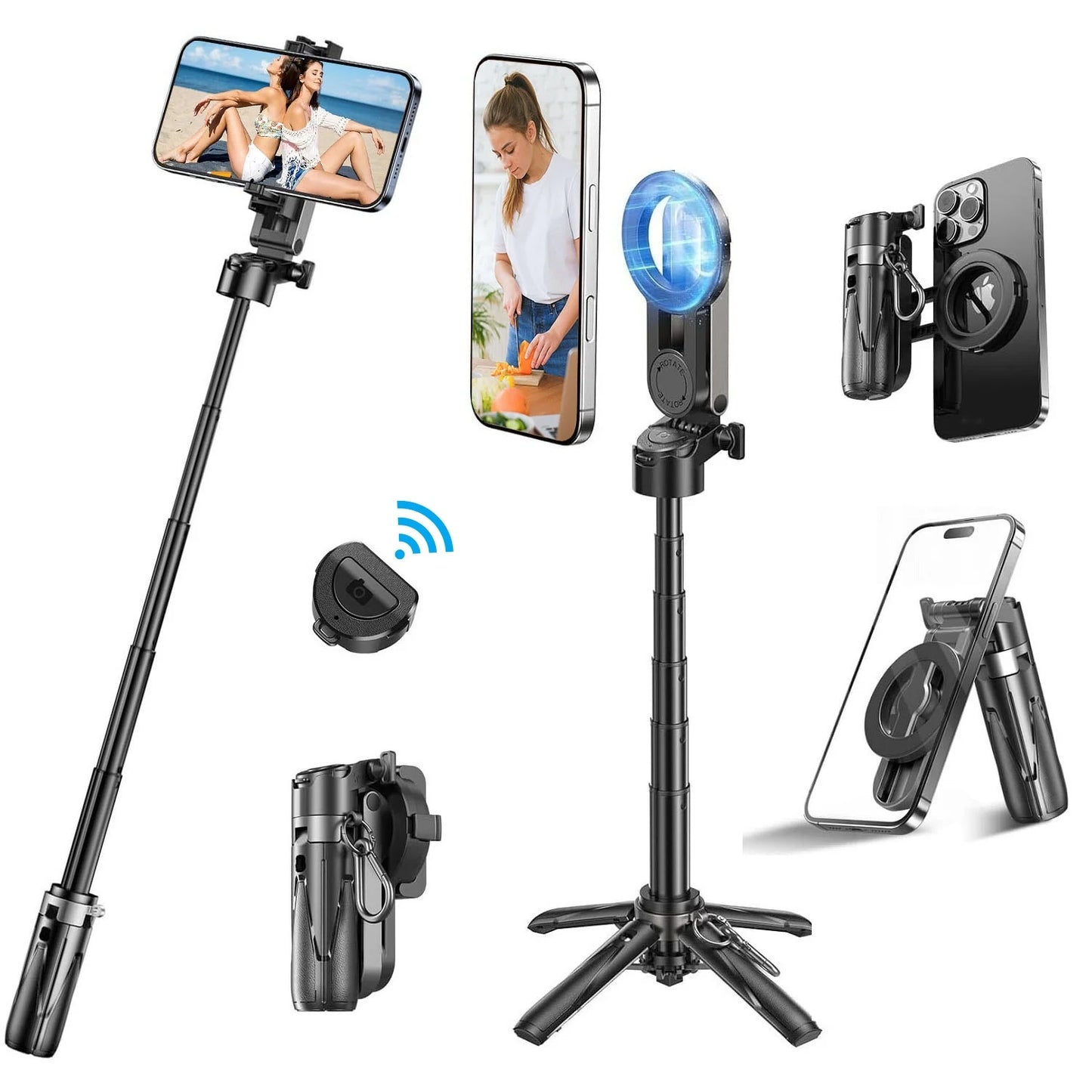 Pocket Magnetic Selfie Tripod