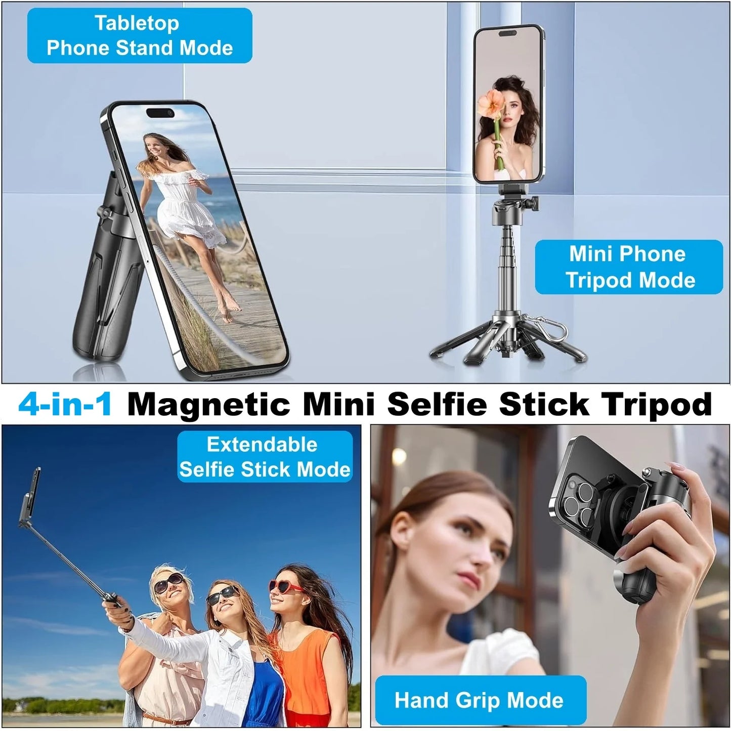 Pocket Magnetic Selfie Tripod