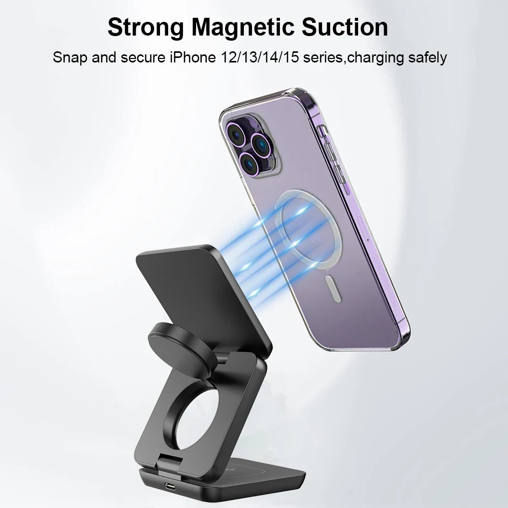 MagCharge Foldable Wireless Charger Stand