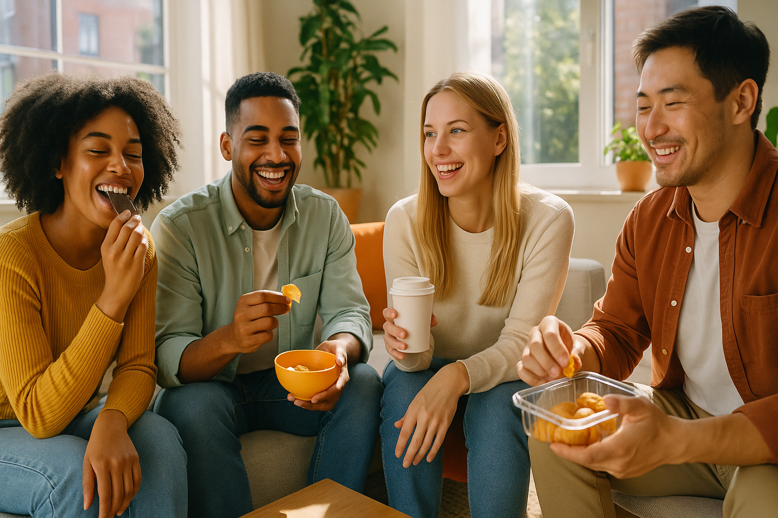 Use bright, high-quality images. Stock images of people relaxing with products are fine if real customer images aren’t available.